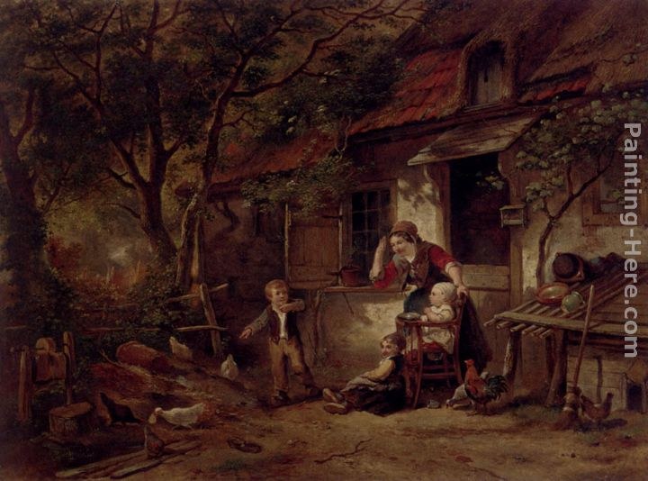Herman Frederik Carel ten Kate The Farmyard Thief